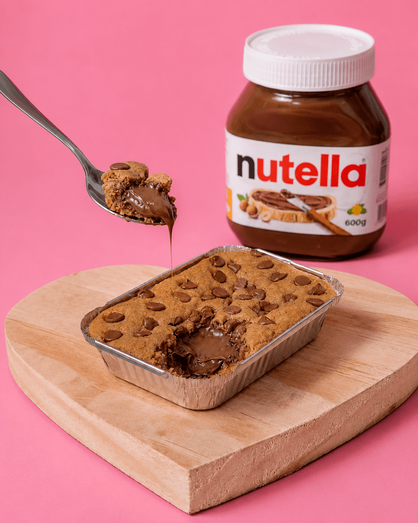 Torta de Cookie com recheio de Nutella